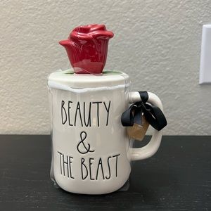 Beauty and the Beast rose mug